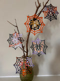 Black Magic Spider Web - set of 5