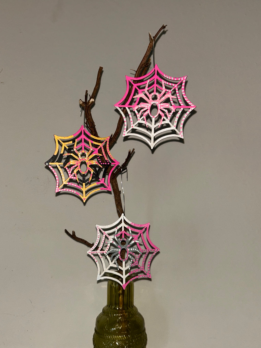 The Pink Loom Spider Trio - set of 3