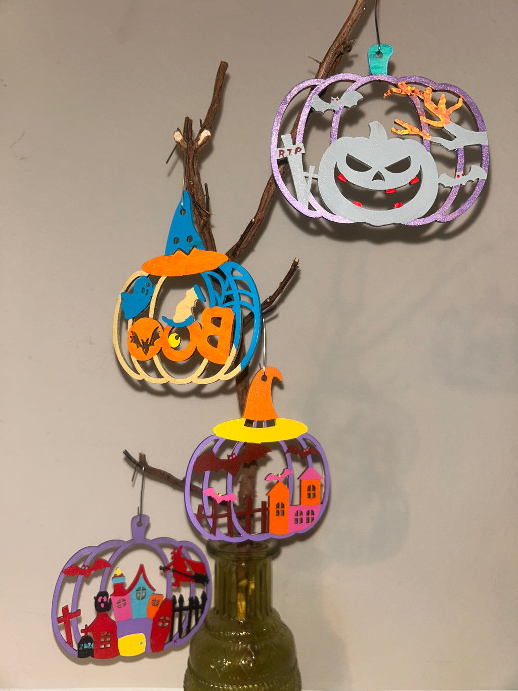 Pumpkin Patch Garden - set of 4