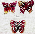 Sunset Fiesta Butterfly Trio - Set of 3